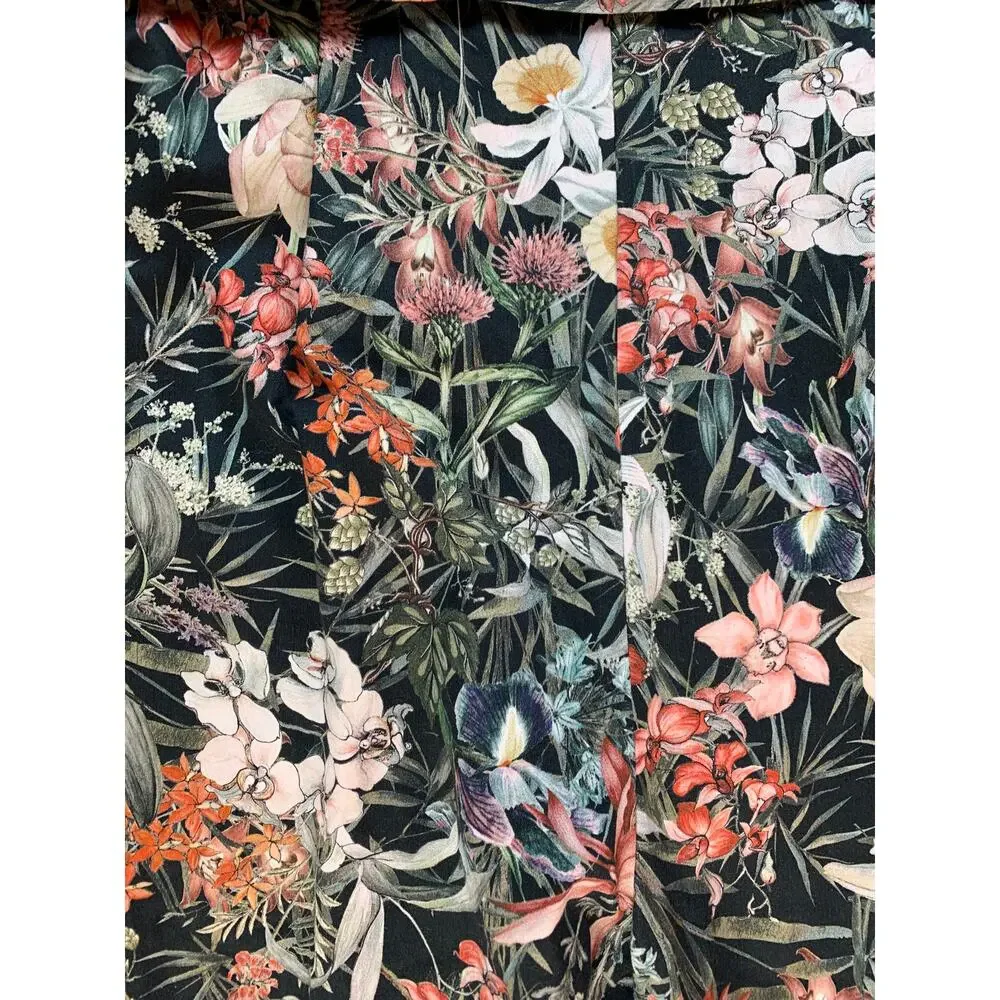 Antonio Melani Jumpsuit Floral Lilli Print Belted Black Terra Size 14